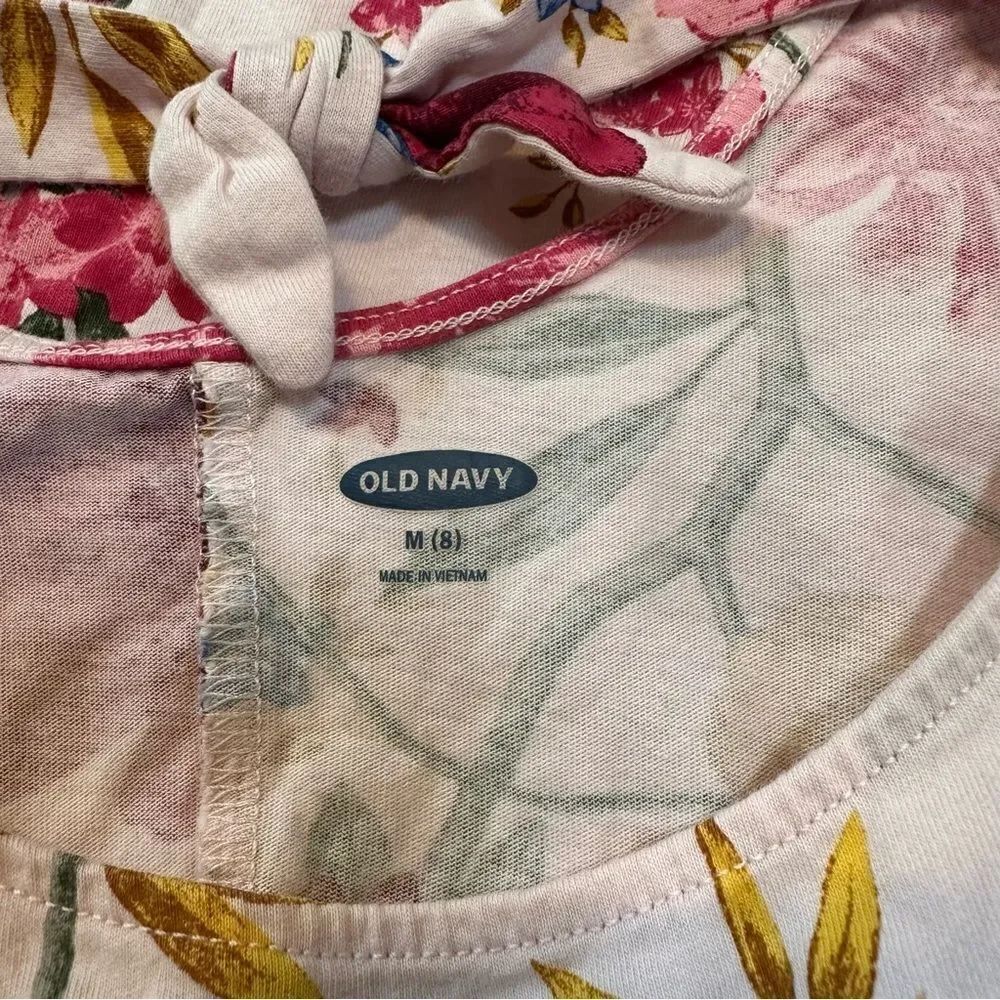 Old Navy Pink Floral Dress Flowers Summer Dress | Girls Size Medium